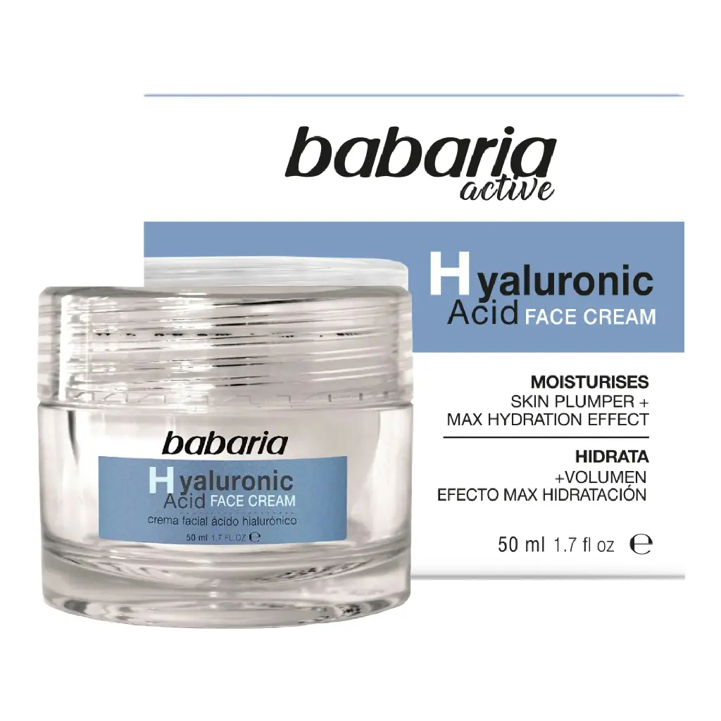BABARIA - HYALURONIC ACID FACE CREAM 50ML