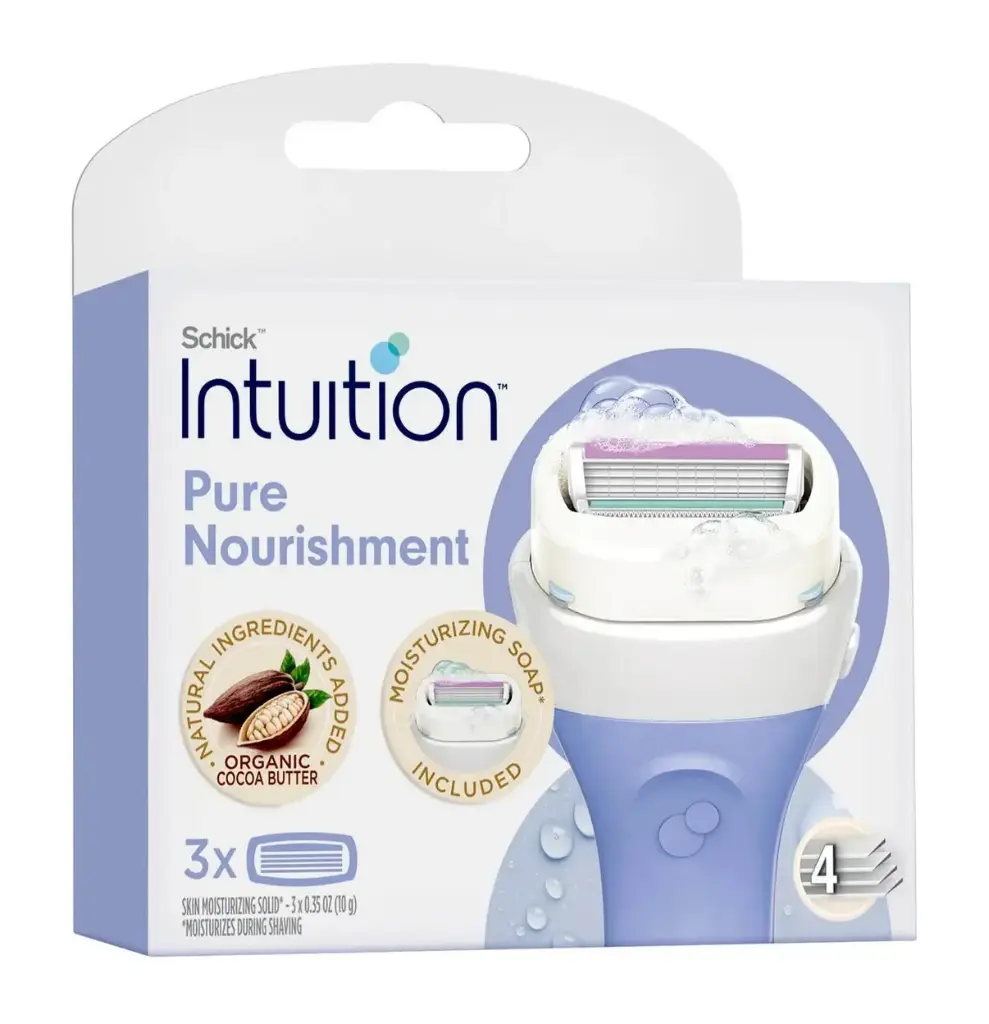 SCHICK INTUITION - PURE NOURISHMENT REFILL 3PCS