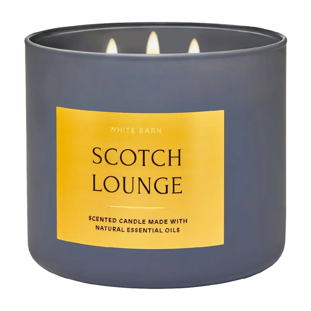 BATH & BODY WORKS - SCOTCH LOUNGE CANDLE 411G