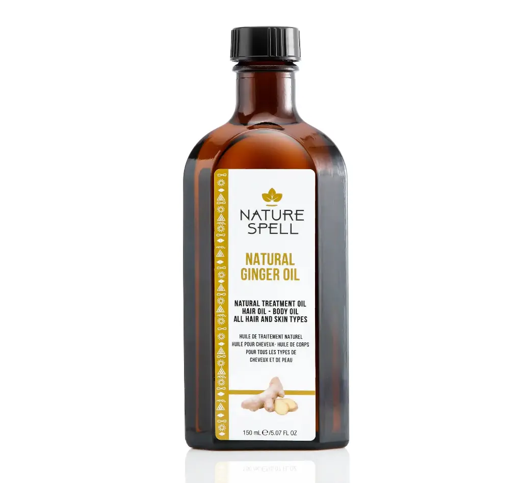 NATURE SPELL - NATURAL GINGER OIL NATURAL TREATMENT OIL HAIR OIL AND BODY OIL ALL HAIR AND SKIN TYPES 150ML