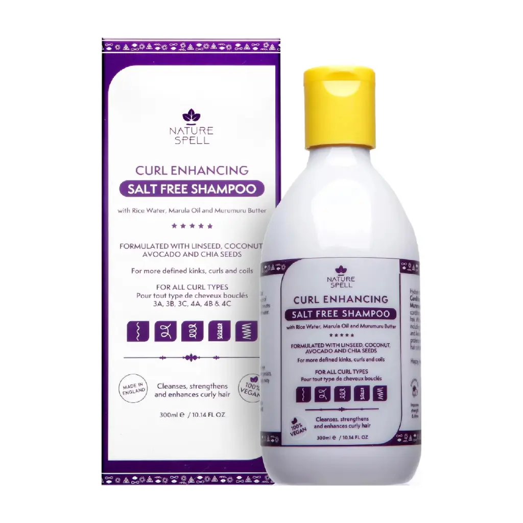 ناتشر سبيل - شامبو خالي من الملح لتعزيز تجعيد الشعر 300 مل