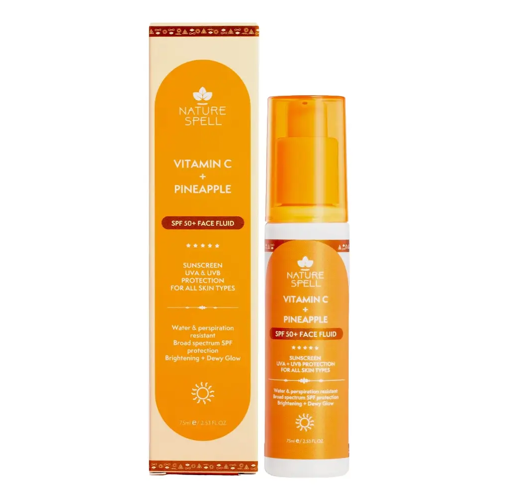 NATURE SPELL - VITAMIN C + PINEAPPLE SPF50+ FACE FLUID 75ML