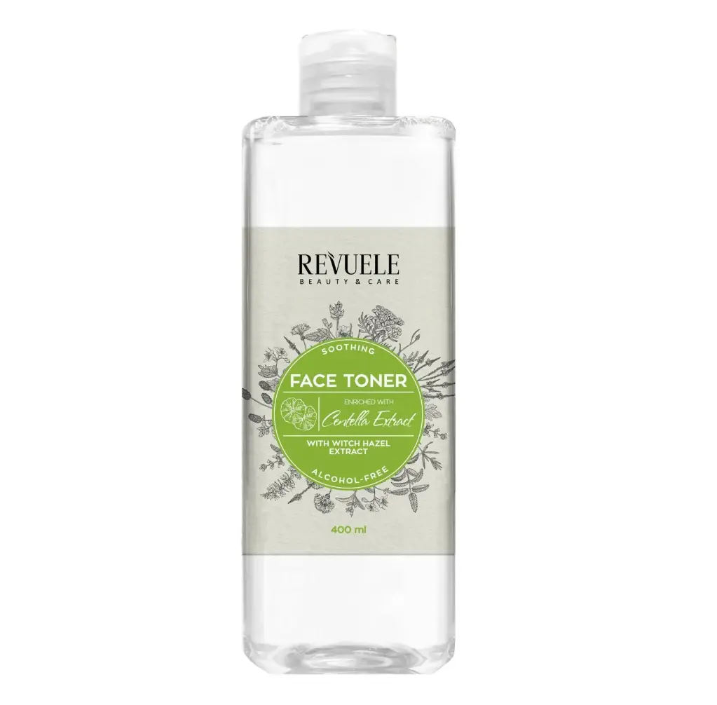 REVUELE - ALCOHOL FREE SMOOTHING TONER WITH WITCH HAZEL & CENTELLA EXTRACT 400ML