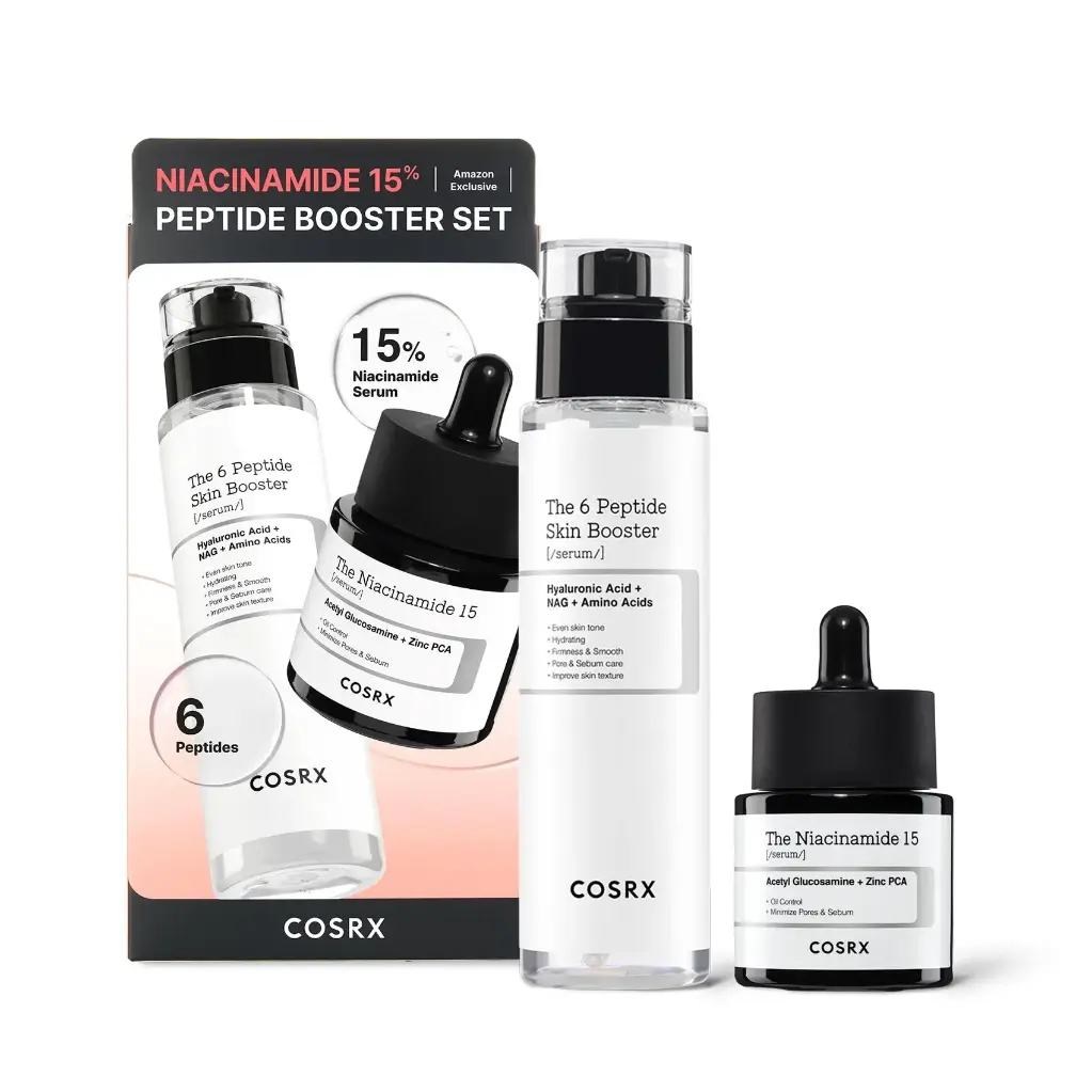 COSRX - NIACINAMIDE 15% PEPTIDE BOOSTER SET 2PCS