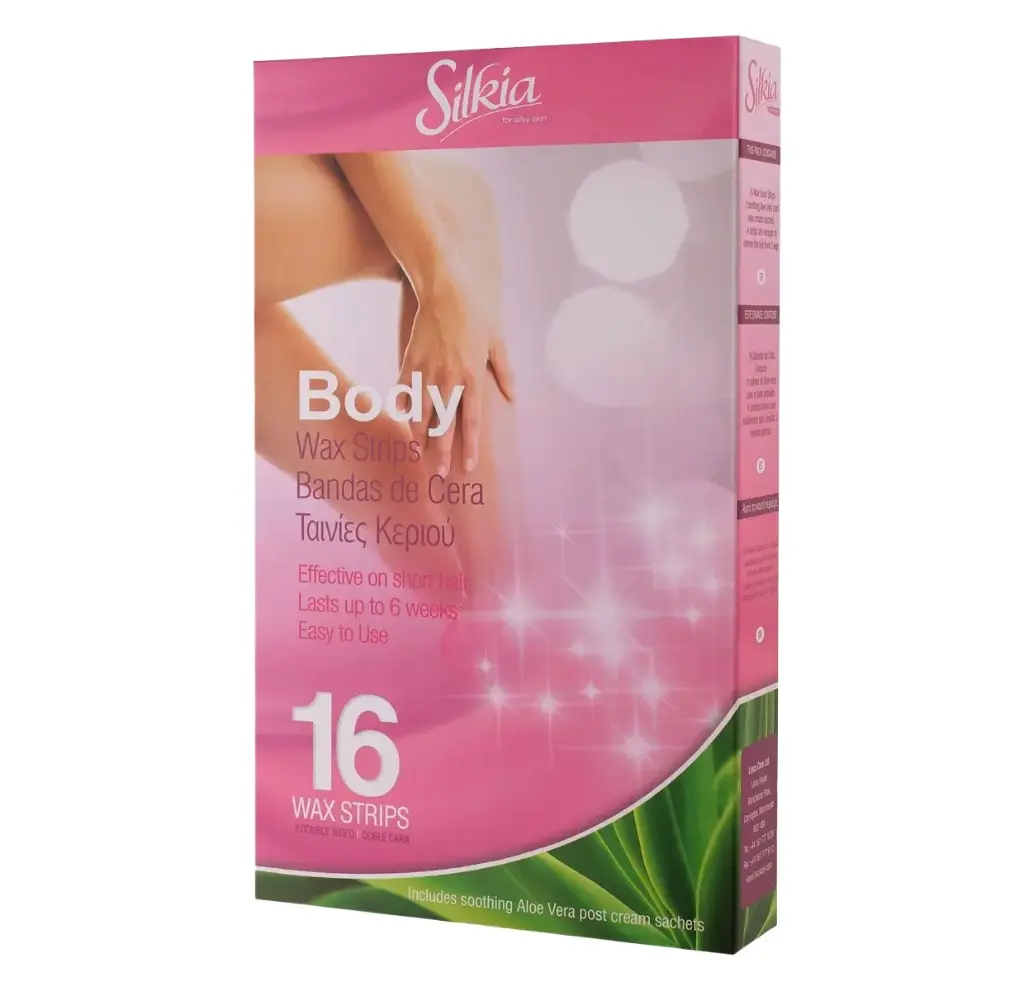 SILKIA - BODY WAX STRIPS 16PCS