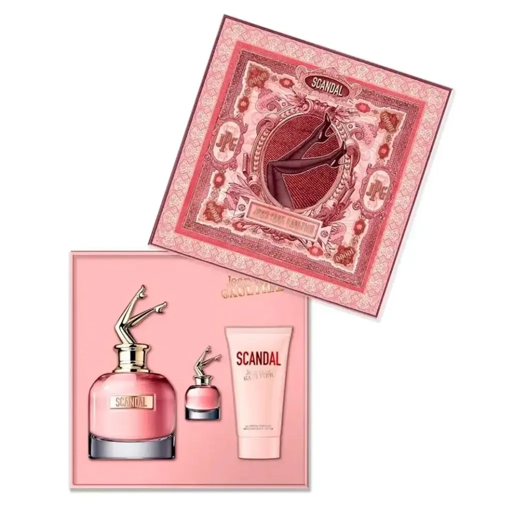 JEAN PAUL GAULTIER - GIFT SET SCANDAL EDP 80ML + 6ML + LOTION 75ML