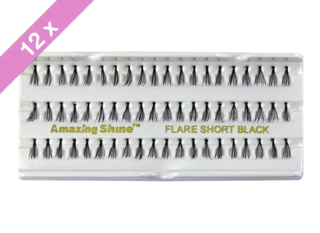 ميراج كوزماتيكس - 666 رموش صناعية #فلير قصيرة سوداء