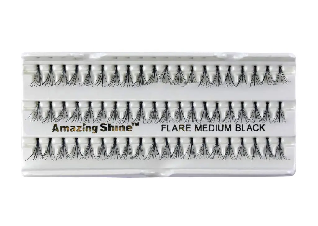MIRAGE COSMETICS - 667 FALSE EYELASHES #FLARE MEDIUM BLACK