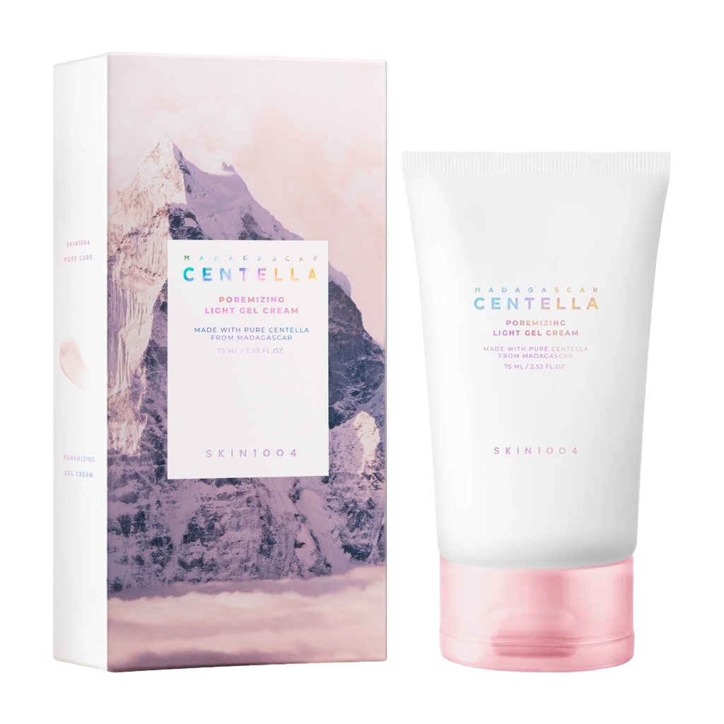 SKIN1004 - MADAGASCAR CENTELLA POREMIZING LIGHT GEL CREAM WITH HIMALAYAN SALT 75ML