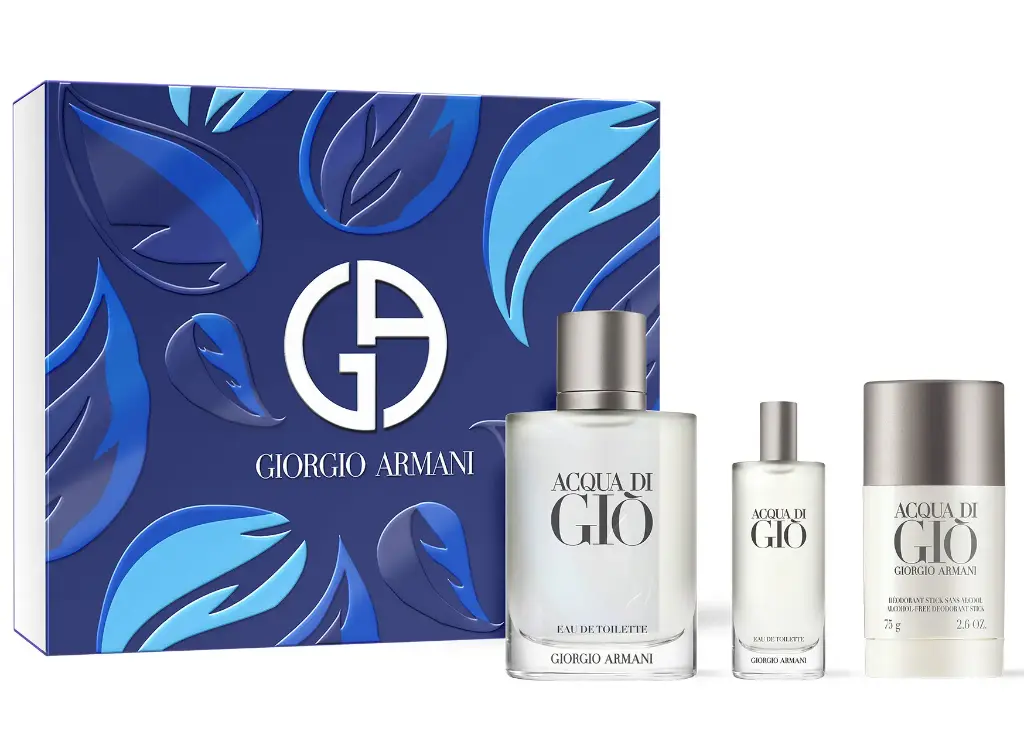 GIORGIO ARMANI - GIFT SET ACQUA DI GIO EDT 100ML + 15ML + DEO 75G