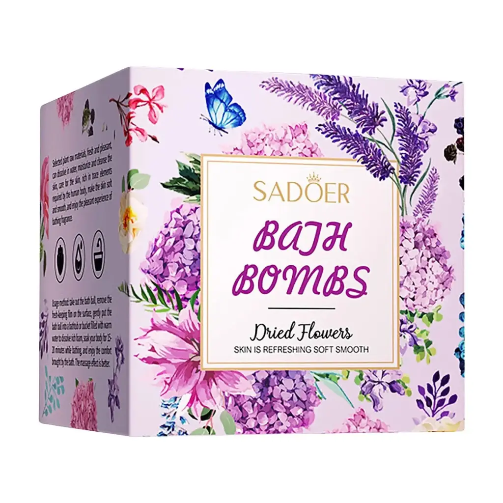 SADOER - BATH BOMBS LAVENDER FRAGRANCE 100G