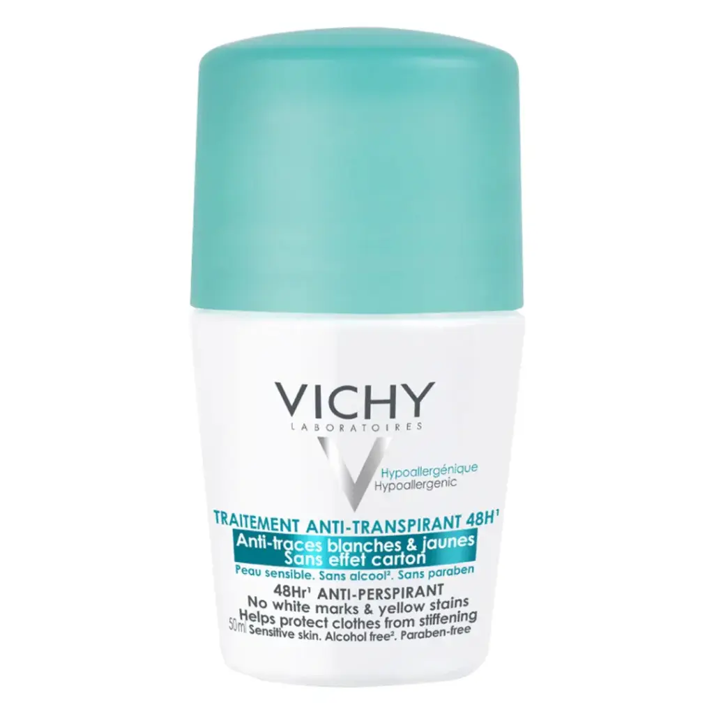 VICHY - ANTI-TRANSPIRANT 48H ANTI-MARKS ROLL-ON DEODORANT 50ML