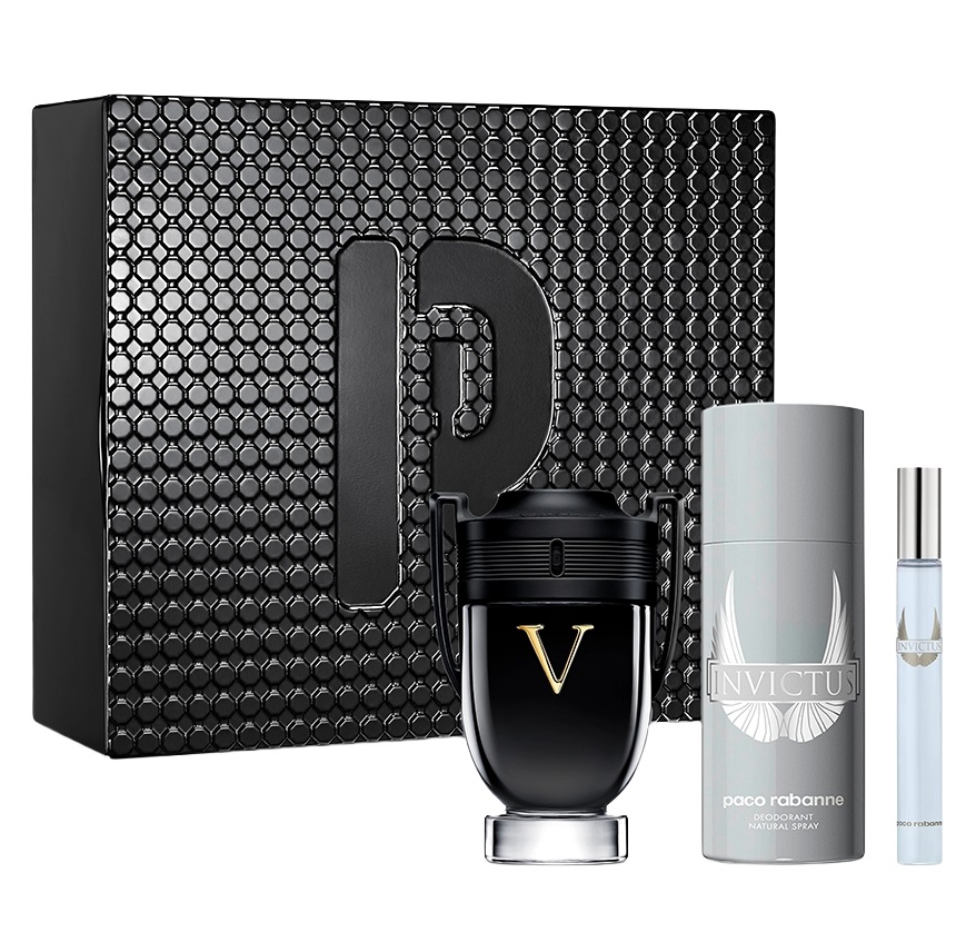 PACO RABANNE - GIFT SET INVICTUS VICTORY EDP EXTREME 100ML + 10ML + DEO 150ML