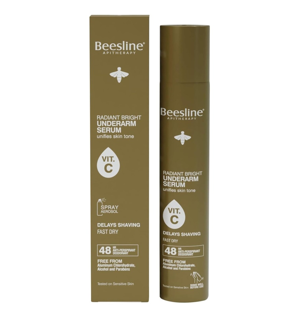 BEESLINE - RADIANT BRIGHT UNDERARM SERUM DELAYS SHAVING 150ML