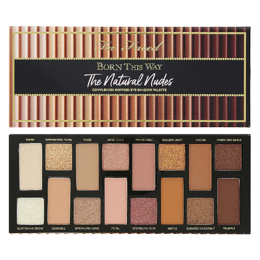 TOO FACED - BORN THIS WAY THE NATURAL NUDES EYE SHADOW PALETTE 16 COLORS