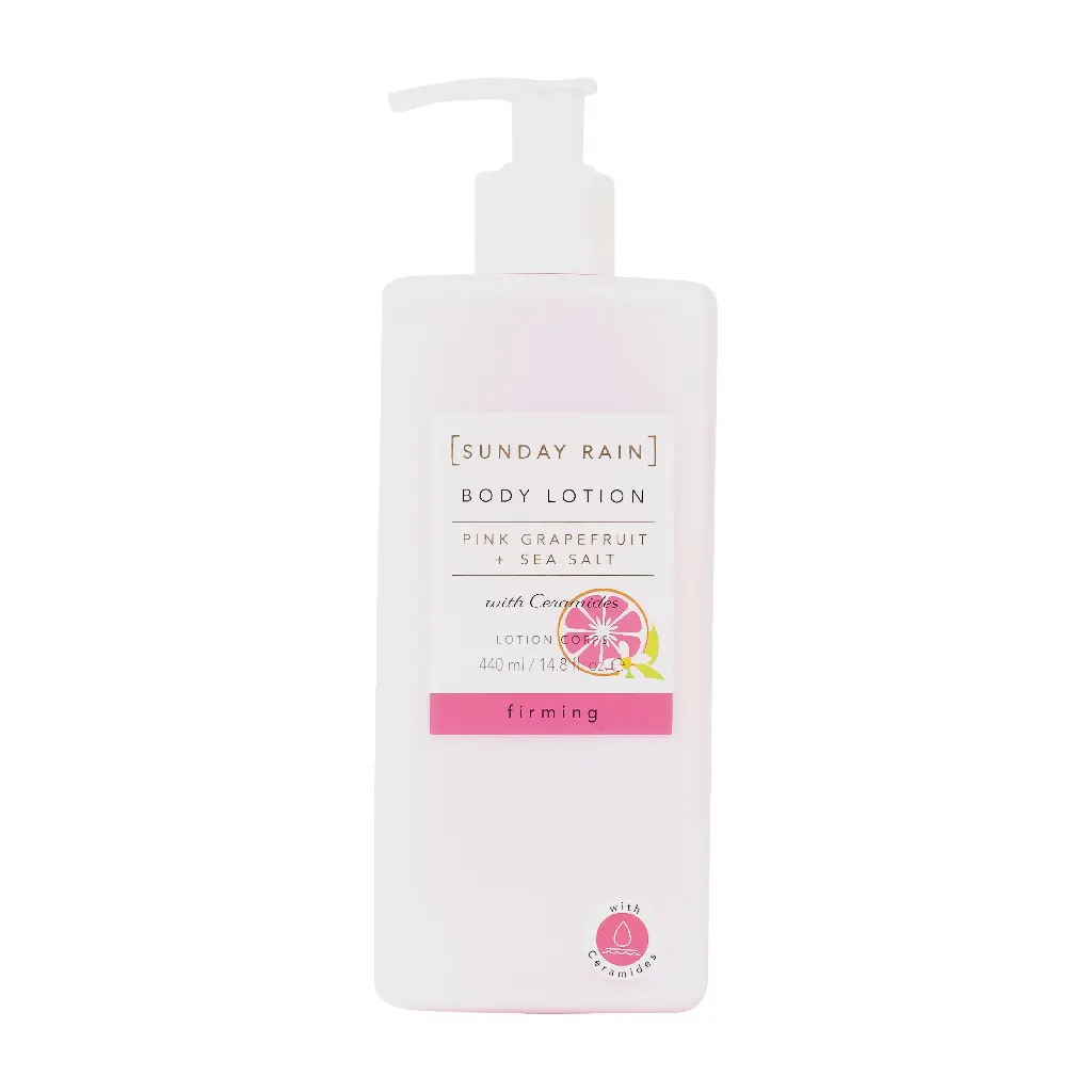 SUNDAY RAIN - PINK GRAPEFRUIT & SEA SALT FIRMING BODY LOTION 440ML