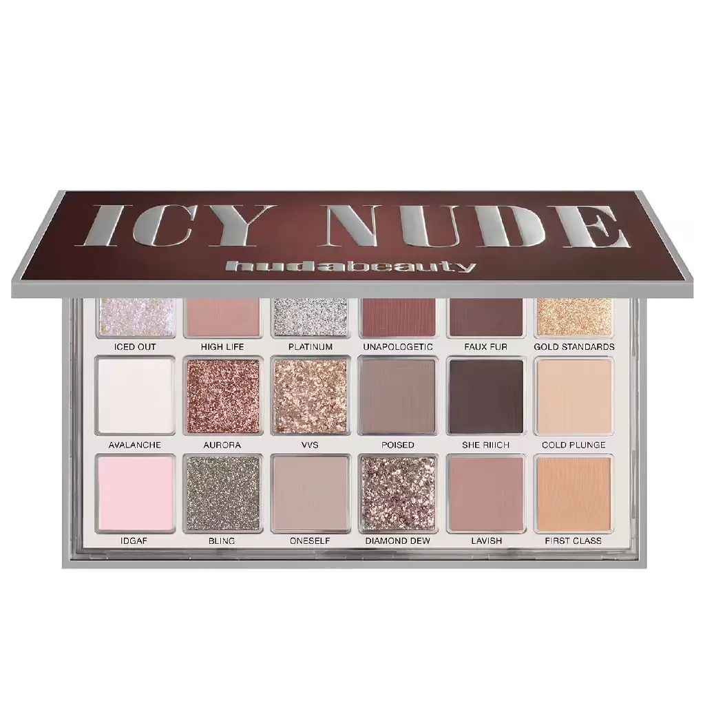 HUDA BEAUTY - ICY NUDE EYESHADOW PALETTE 16.1G