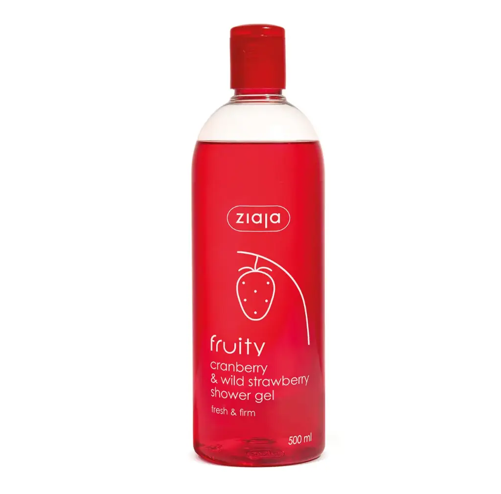 ZIAJA - FRUITY CRANBERRY & WILD STRAWBERRY SHOWER GEL 500ML