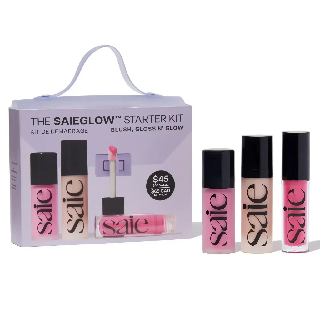 SAIE - SAIEGLOW STARTER KIT BLUSH GLOSS N' GLOW 3PCS