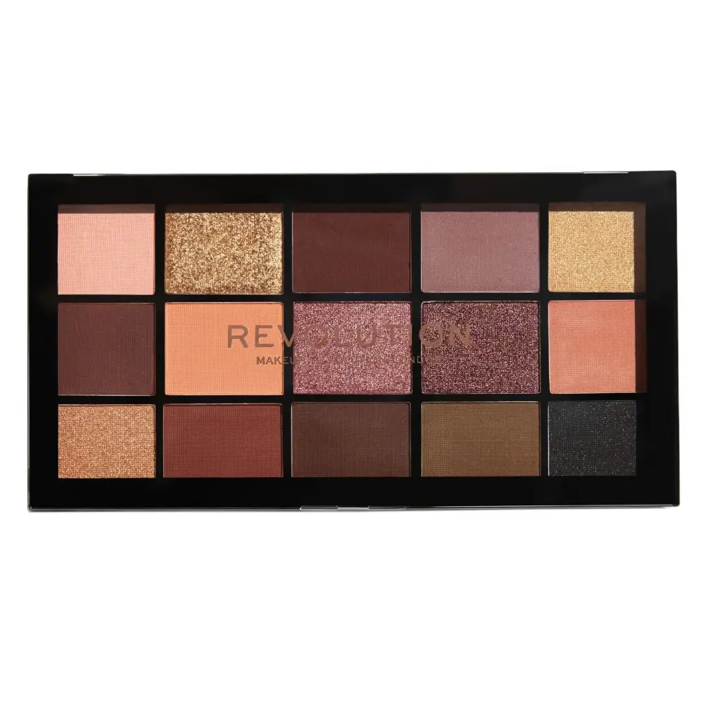 REVOLUTION - RELOADED VELVET ROSE PALETTE 15 COLORS