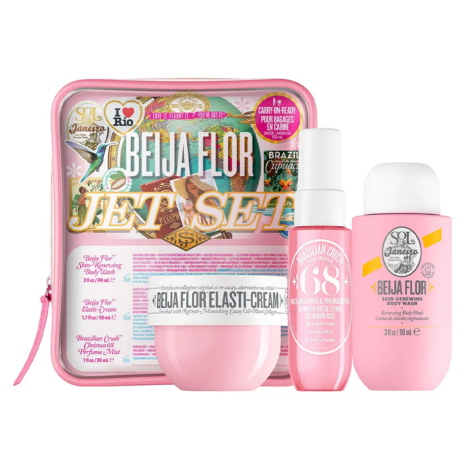SOL DE JANEIRO - BEIJA FLOR BODY CARE TRAVEL JET SET 3PCS