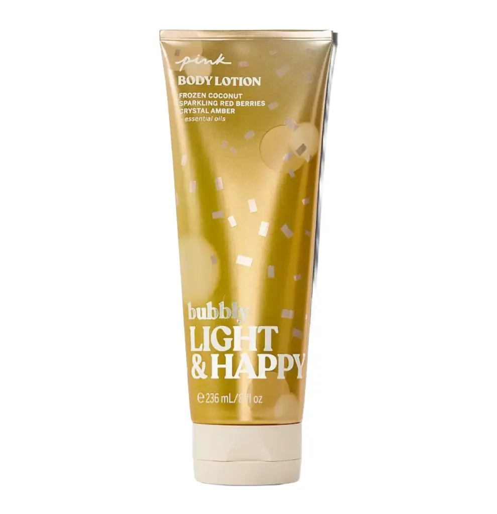 VICTORIAS SECRET - PINK - BUBBLY LIGHT & HAPPY BODY LOTION 236ML