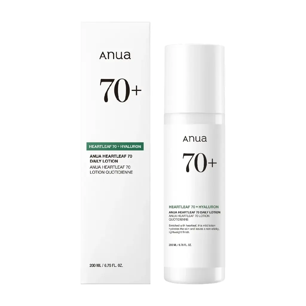 ANUA - HEARTLEAF 70 + HYALURON DAILY LOTION 200ML