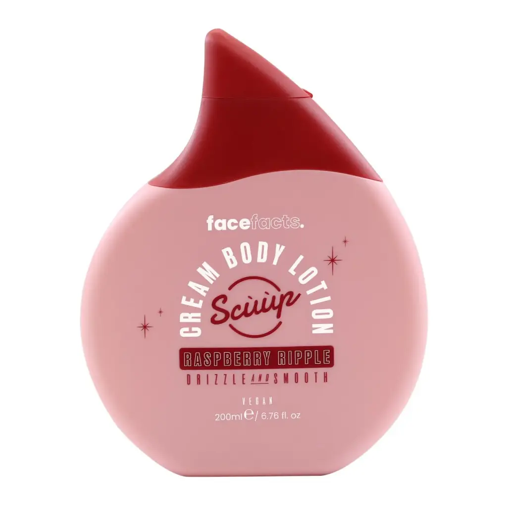 FACE FACTS - CREAM BODY LOTION RASPBERRY RIPPLE 200ML