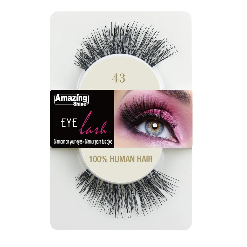 AMAZING SHINE - N43 EYE LASH 100% HUMAN HAIR