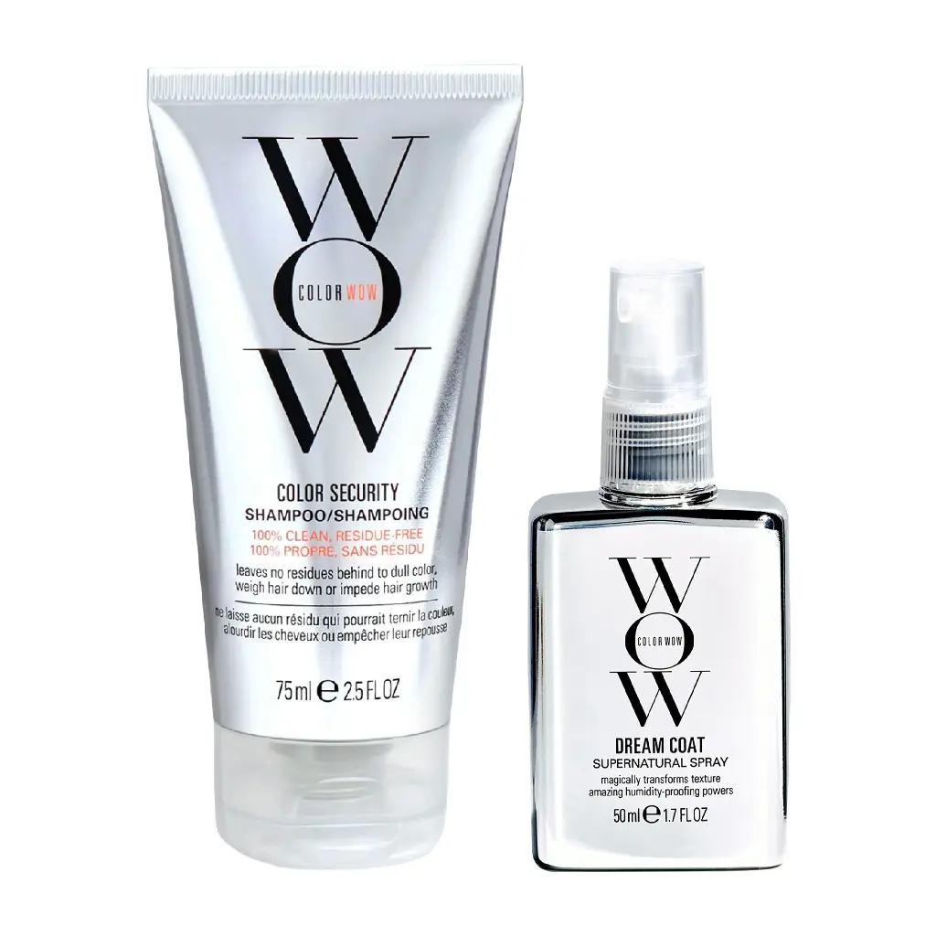 WOW - SET DREAM COAT SUPERNATURAL SPRAY 50ML + COLOR SECURITY SHAMPOO 75ML