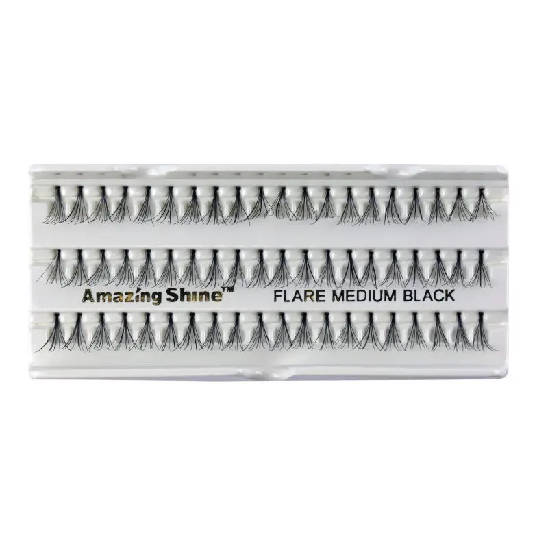AMAZING SHINE - NO.668 FALSE EYELASHES #FLARE LONG BLACK