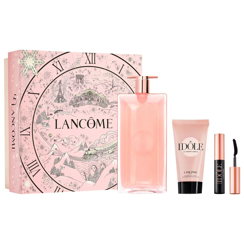 LANCOME - GIFT SET IDOLE EDP 50ML + BODY CREAM 50ML + MASCARA 2.5ML 
