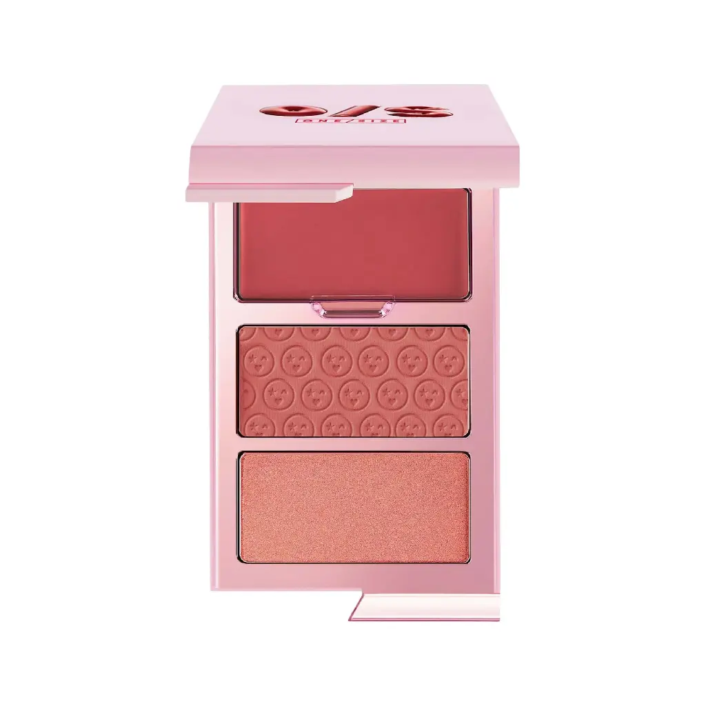 ONE SIZE - CHEEK CLAPPER 3D BLUSH TRIO CREAM BLUSH 4G + POWDER BLUSH 2*3.5G