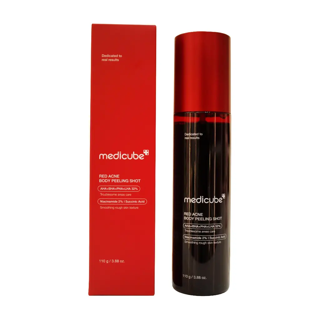MEDICUBE - RED ACNE BODY PEELING SHOT 110ML