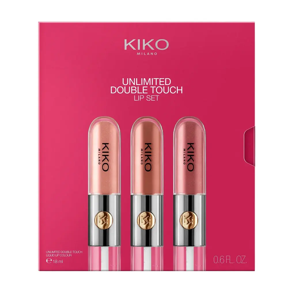 KIKO MILANO - UNLIMITED DOUBLE TOUCH LIPSTICK KIT 3PCS