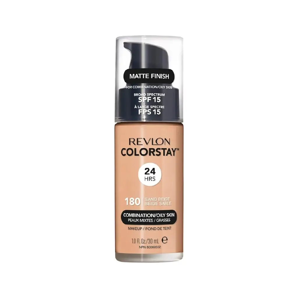 ريفلون - فاونديشن كولرستاي للبشرة المختلطة والدهنية بلمسة مطفية بعامل حماية من الشمس درجة 15 حجم 30 مل