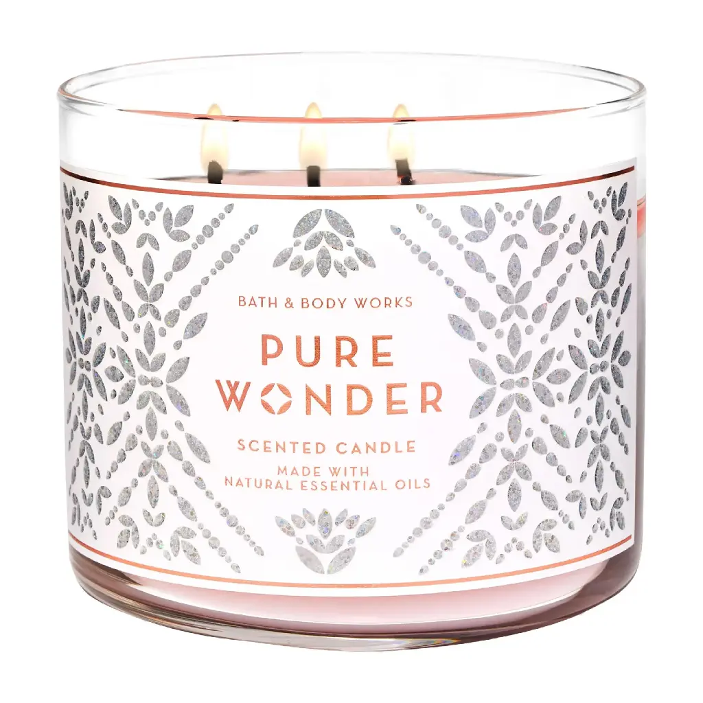 BATH & BODY WORKS - PURE WONDER SCENTED CANDLE 411G