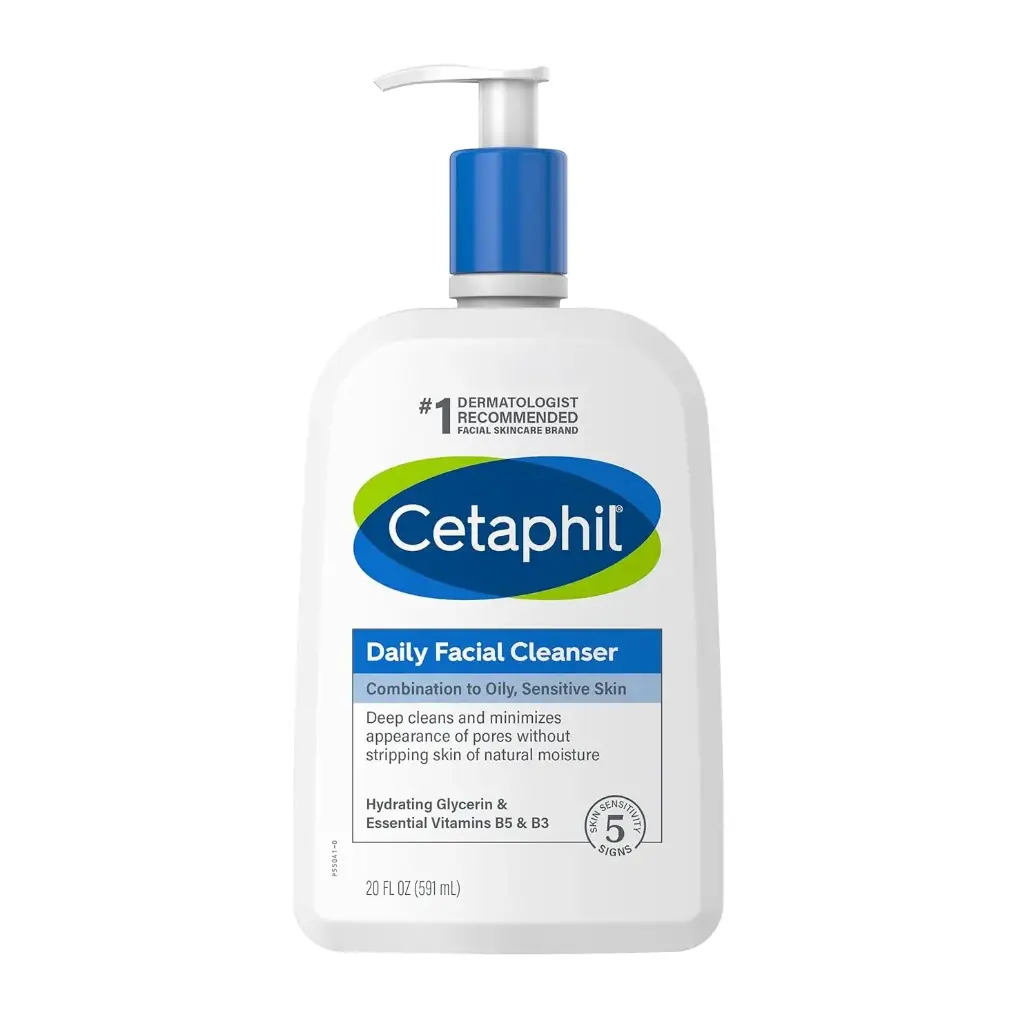 CETAPHIL - DAILY FACIAL CLEANSER COMBINATION TO OILY, SENSITIVE SKIN 591ML
