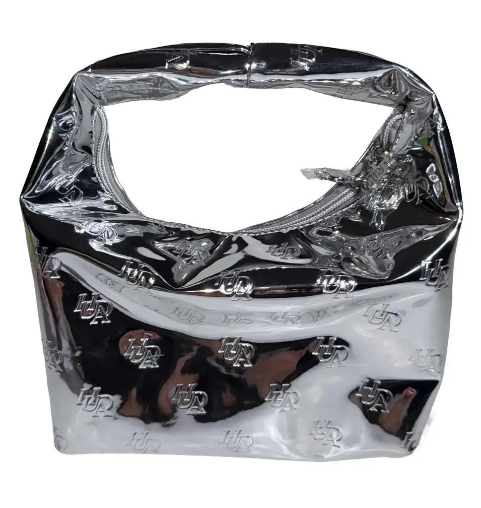 HUDA BEAUTY - SILVER HAND  BAG