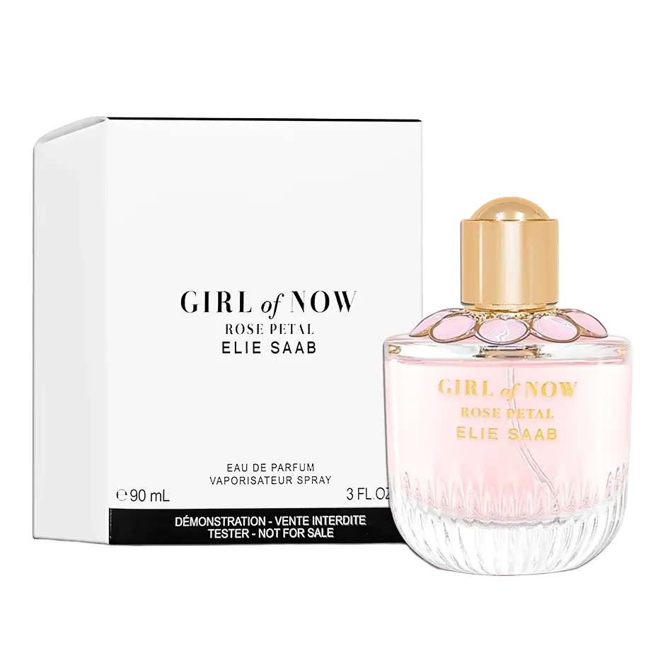 TESTER - ELIE SAAB - GIRL OF NOW ROSE PETAL EDP 90ML