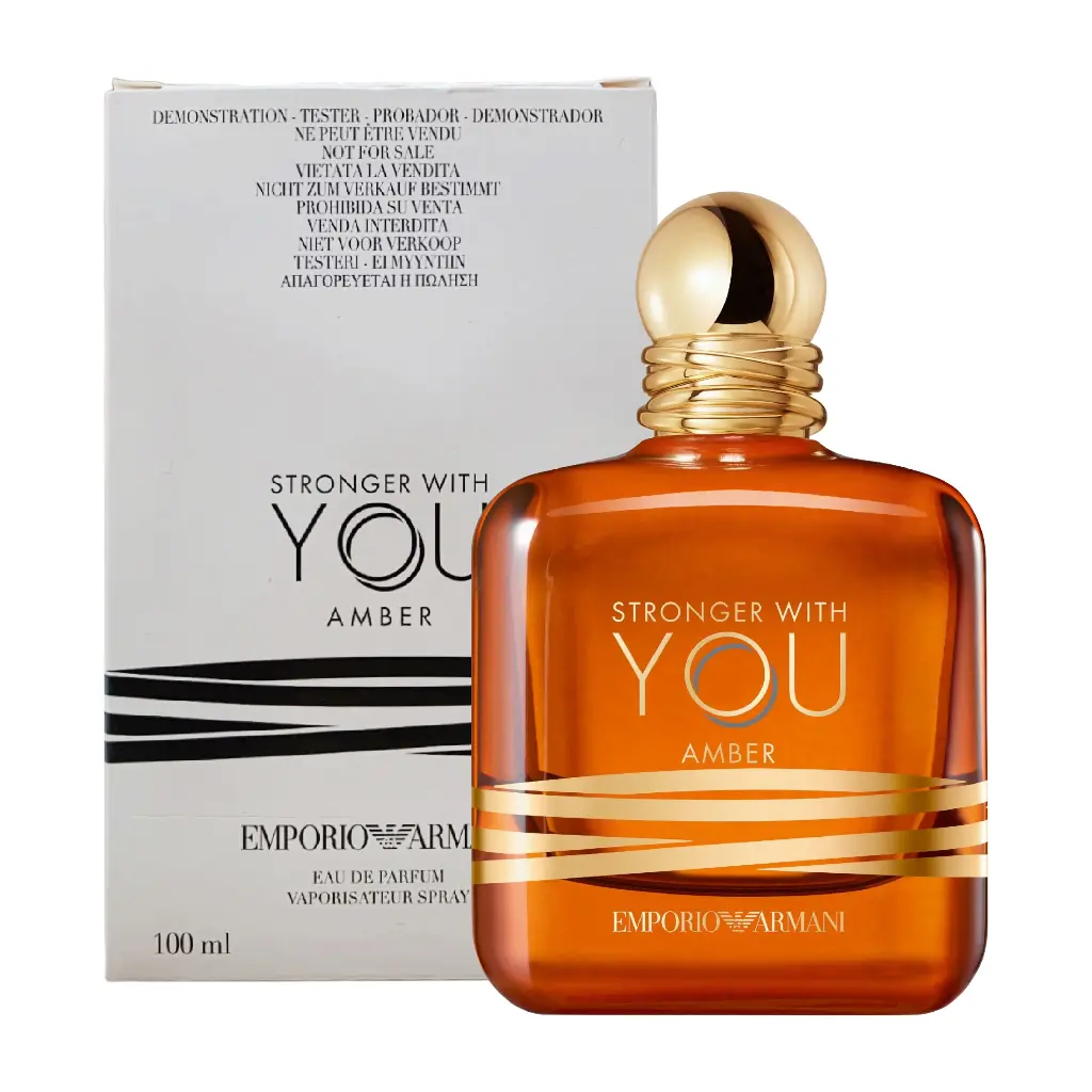 TESTER - EMPORIO ARMANI - STRONGER WITH YOU AMBER EDP 100ML