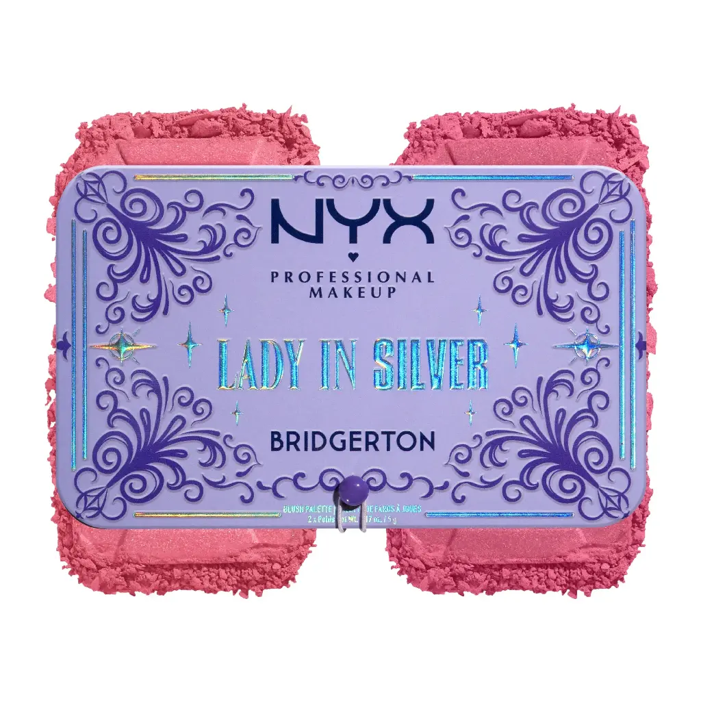 NYX - BRIDGERTON ROYAL BLUSH PALETTE LADY IN SILVER -02- 10G