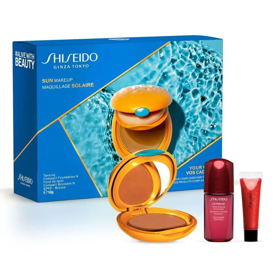 SHISEIDO - SUN MAKEUP BRONZE GIFT SET SKIN CARE 3PCS