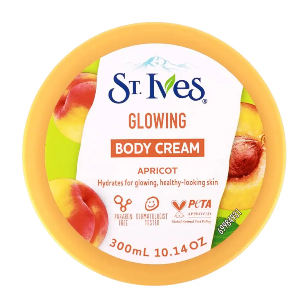 ST IVES - GLOWING BODY CREAM WITH APRICOT 300ML