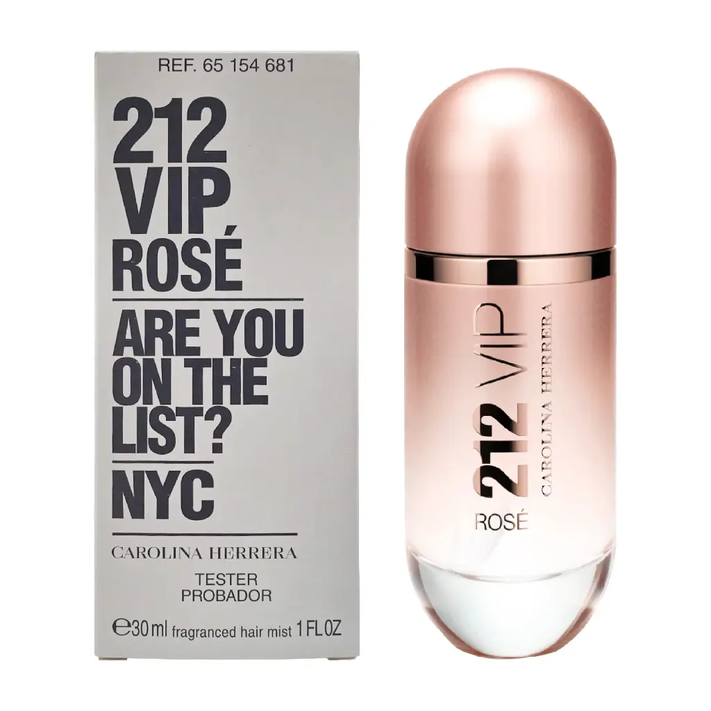 TESTER - CAROLINA HERRERA - 212 VIP ROSE HAIR MIST 30ML