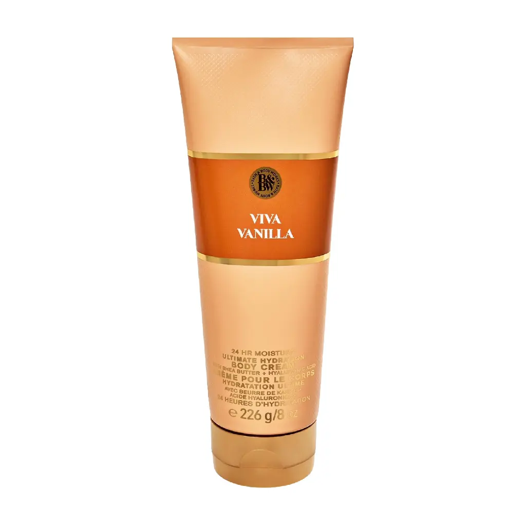 باث اند بودي واركس - فيفا فانيللا كريم الجسم لترطيب يدوم 24 ساعة 226 جرام