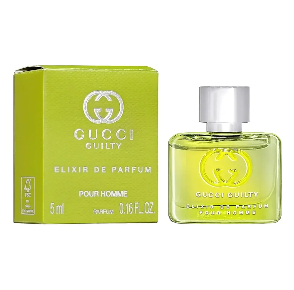 GUCCI - GUILTY POUR HOMME ELIXIR DE PARFUM 5ML MINI PERFUME