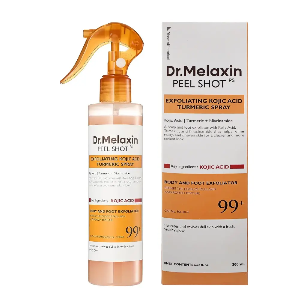DR.MELAXIN - PEEL SHOT EXFOLIATING KOJIC ACID TURMERIC SPRAY 200ML