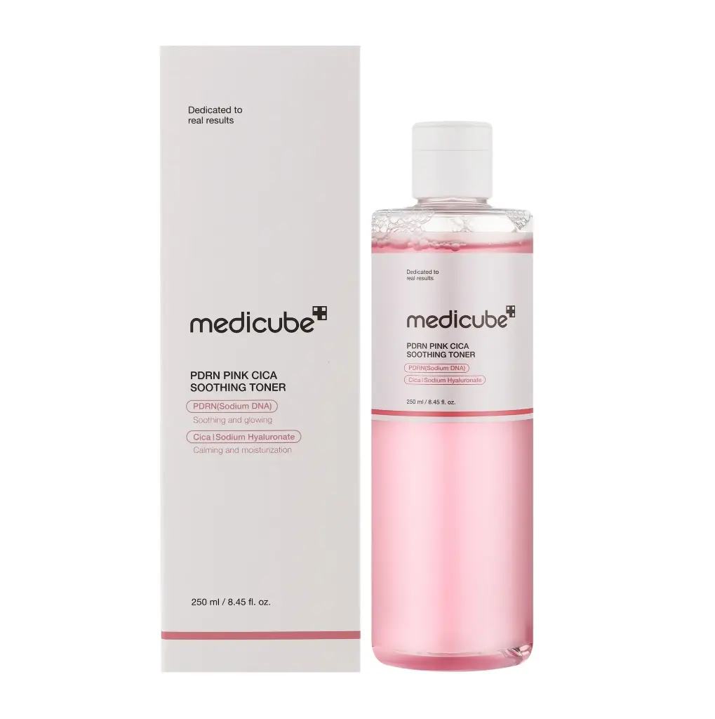 MEDICUBE - PDRN PINK CICA SOOTHING TONER 250ML