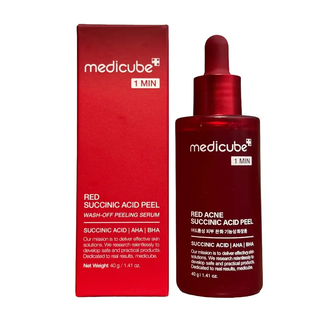 MEDICUBE - RED ACNE SUCCINIC ACID PEEL 40G